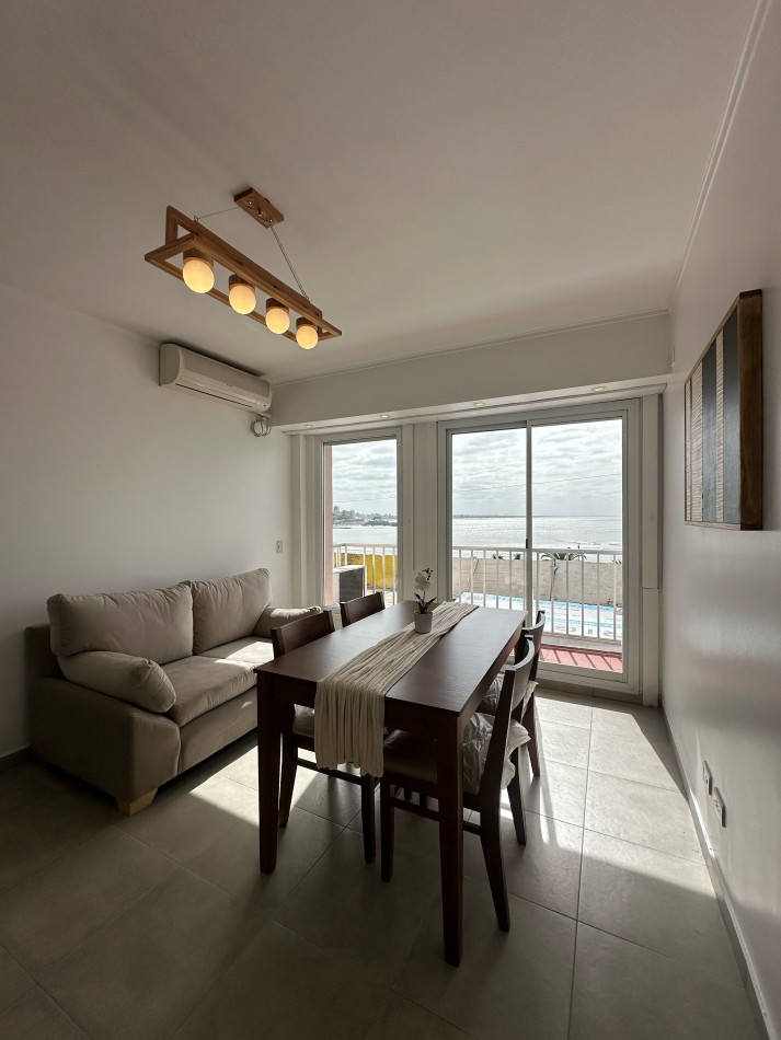 DEPARTAMENTO 3 AMB AL FRENTE CON VISTA AL MAR, BALCON TERRAZA Y COCHERA FIJA - ZONA: TORREON