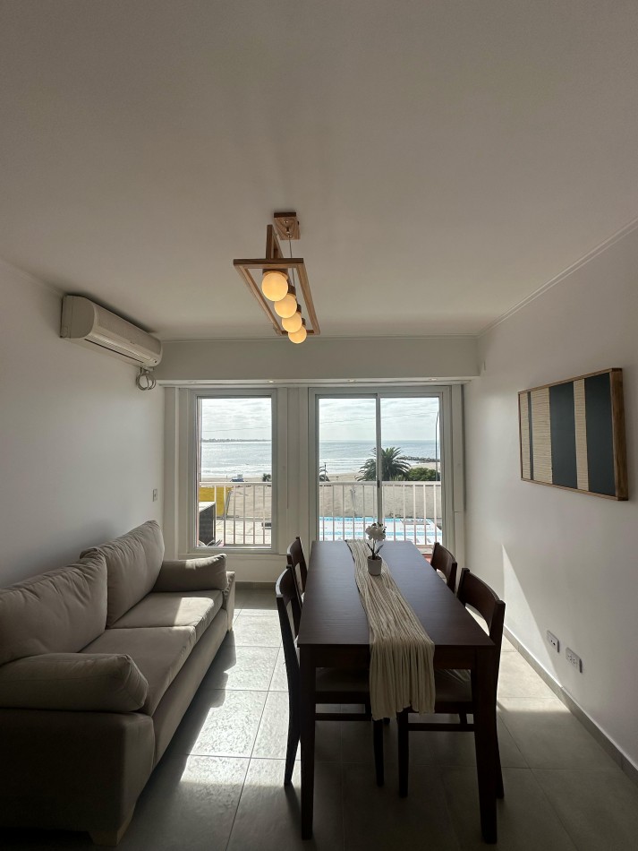 DEPARTAMENTO 3 AMB AL FRENTE CON VISTA AL MAR, BALCON TERRAZA Y COCHERA FIJA - ZONA: TORREON
